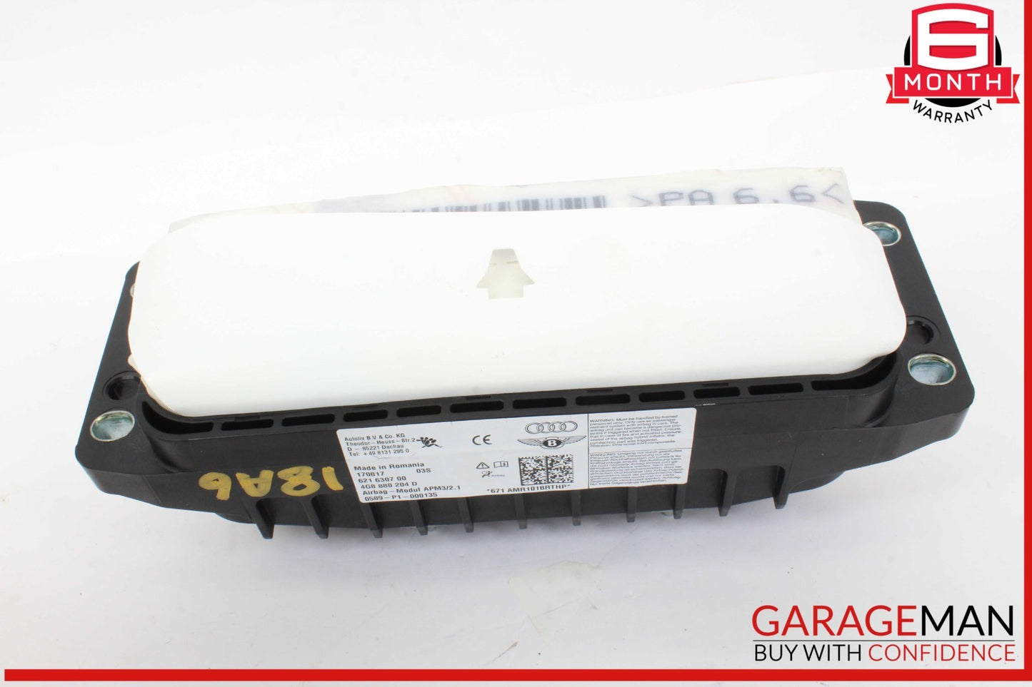 12-18 Audi A6 A7 Front Right Passenger Side Dash Dashboard Knee Air Bag Airbag