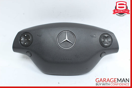 07-10 Mercedes W221 S550 CL550 S450 Steering Wheel Airbag Air Bag Black OEM