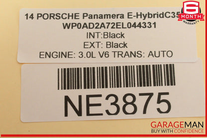 10-16 Porsche Panamera 970 E-Hybrid Front Left Steering Wheel Airbag Air Bag OEM