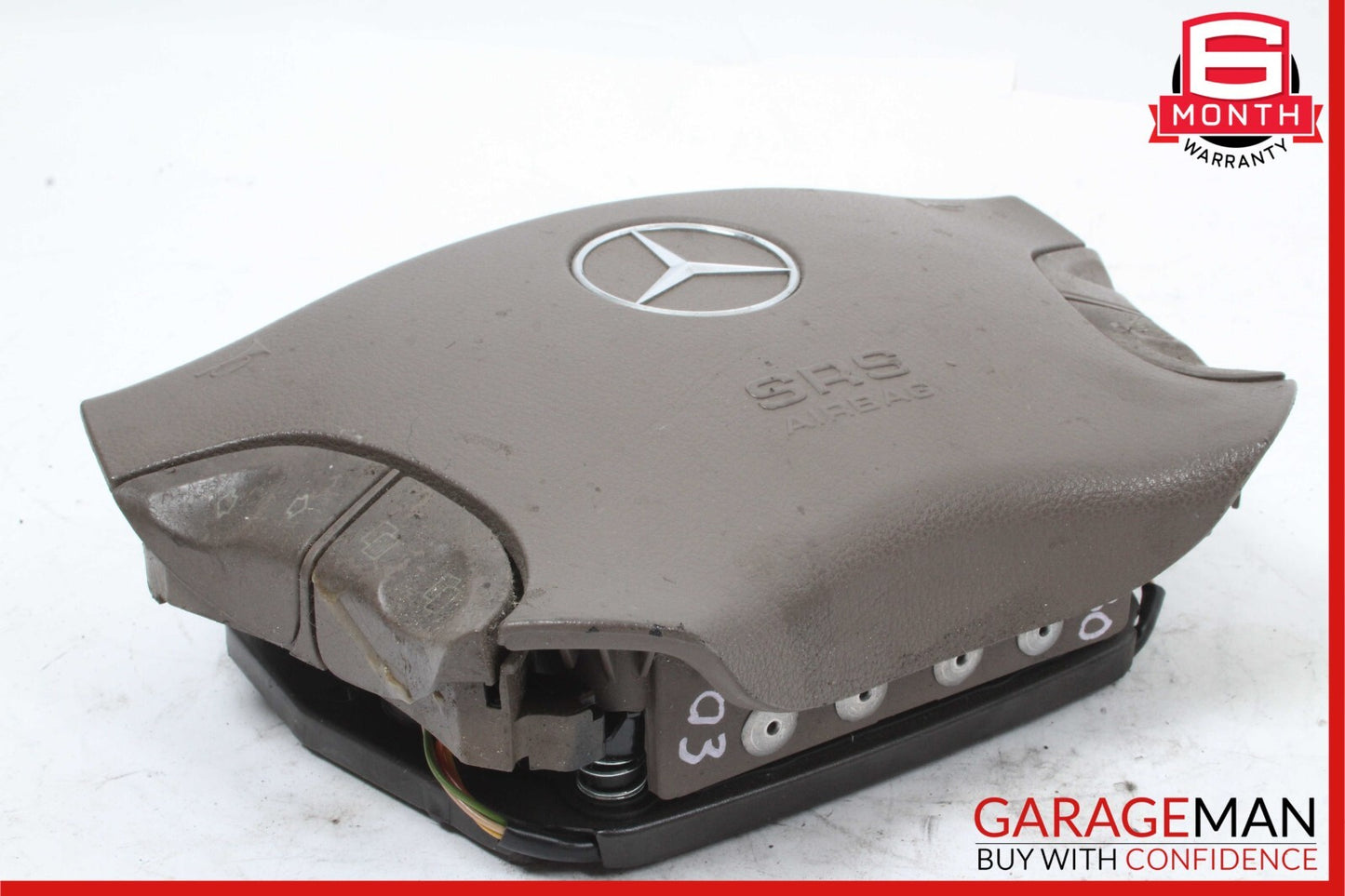 03-06 Mercedes S430 S600 CL500 CL55 AMG Steering Wheel Air Bag Airbag Beige