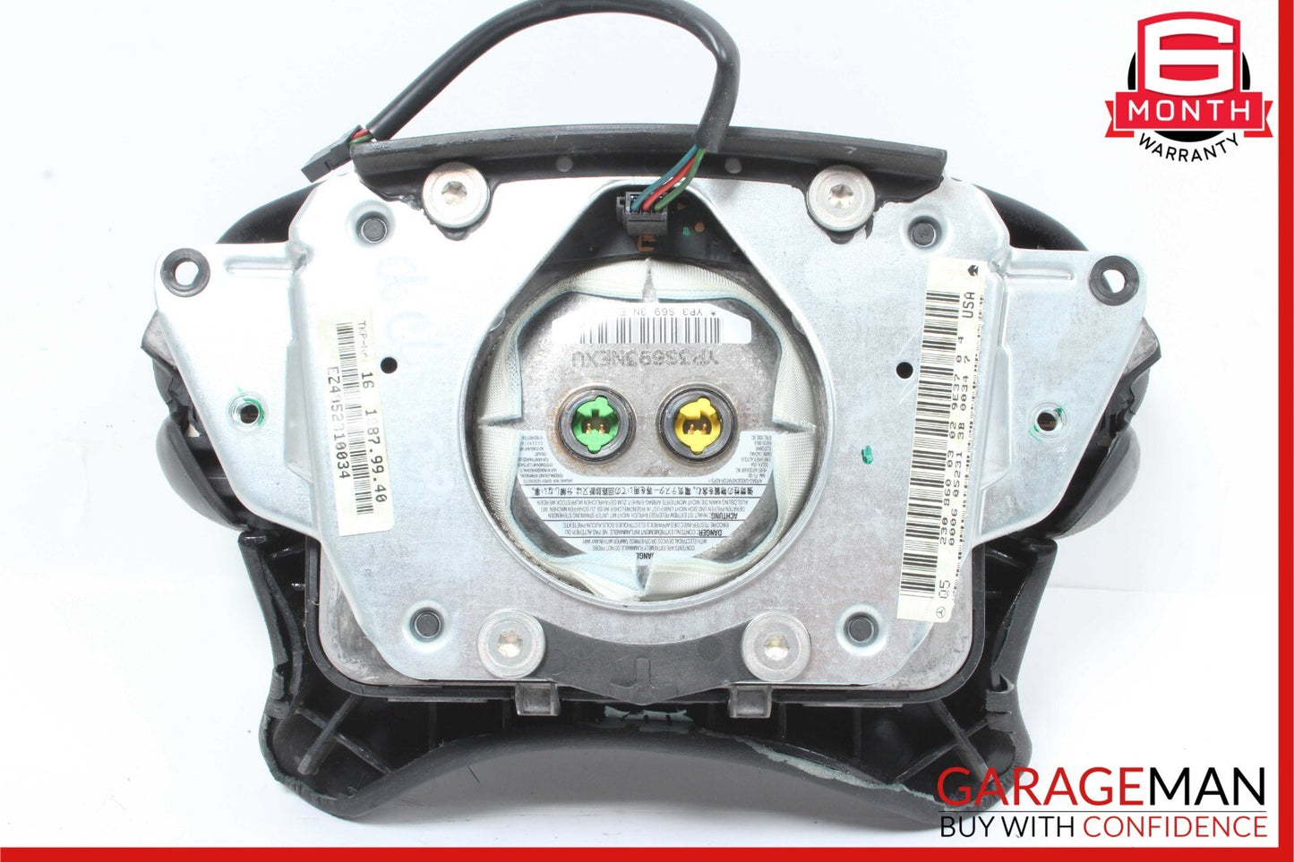 03-12 Mercedes SL500 CLS500 E350 G500 Steering Wheel Airbag Air Bag Black