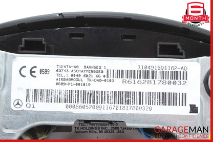 09-13 Mercedes W164 ML350 GL350 R350 Steering Wheel Airbag Air Bag Assembly