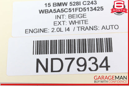 BMW 528i Front Right Passenger Knee Airbag Air Bag OEM
