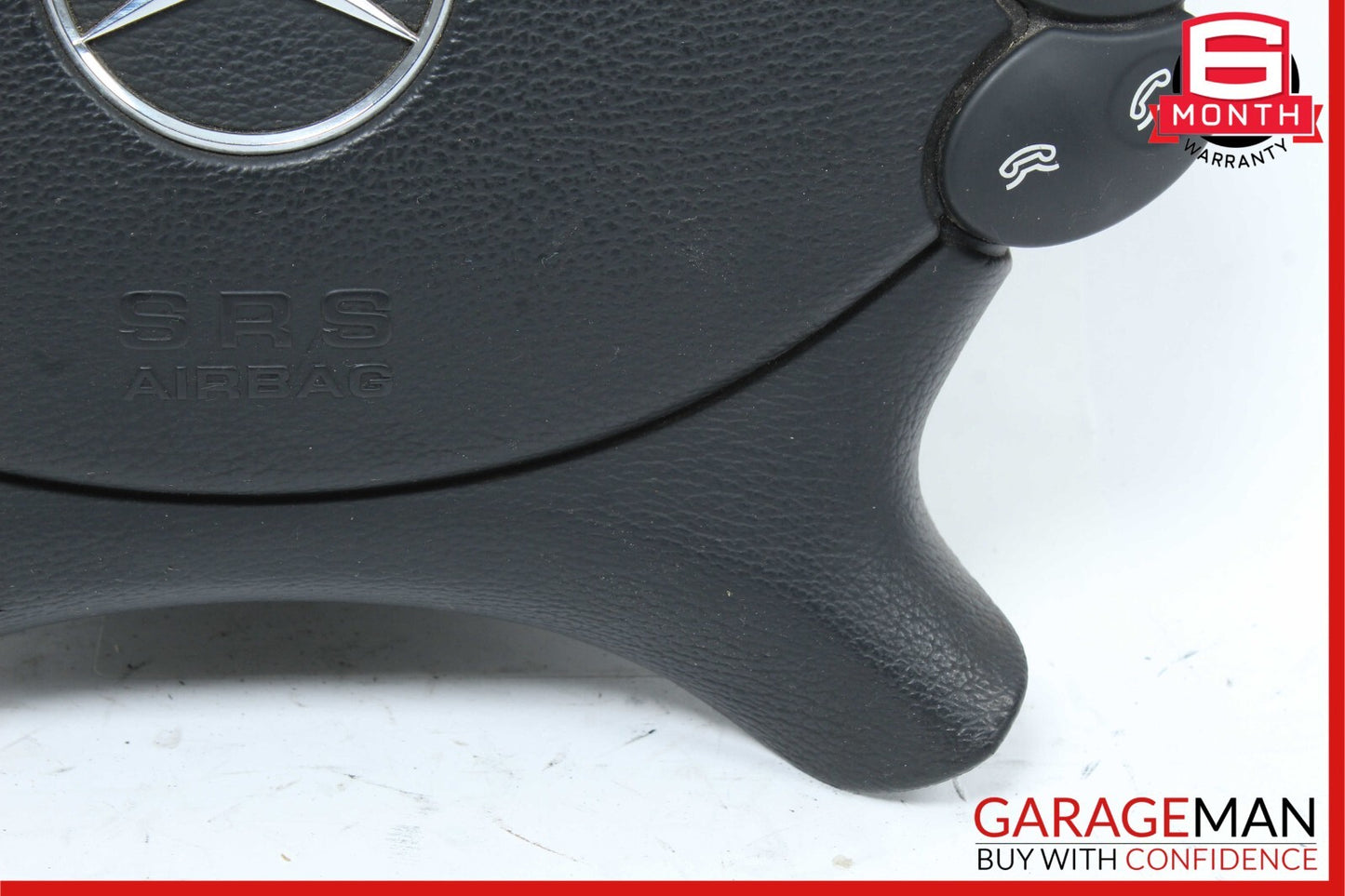 03-12 Mercedes W209 CLK55 AMG SL500 Steering Wheel Airbag Air Bag Black OEM
