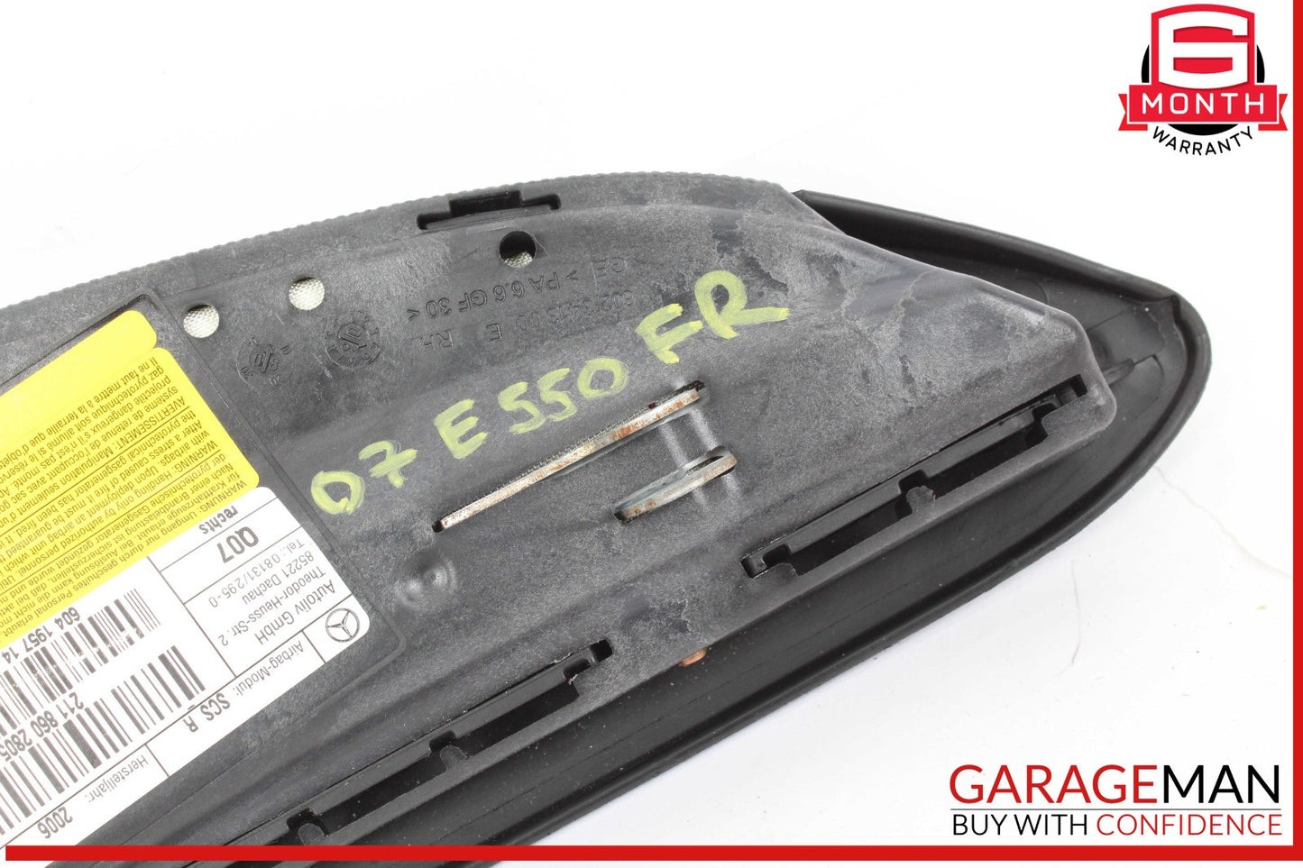 03-11 Mercedes W211 E550 CLS500 Front Right Side Seat Airbag Black OEM