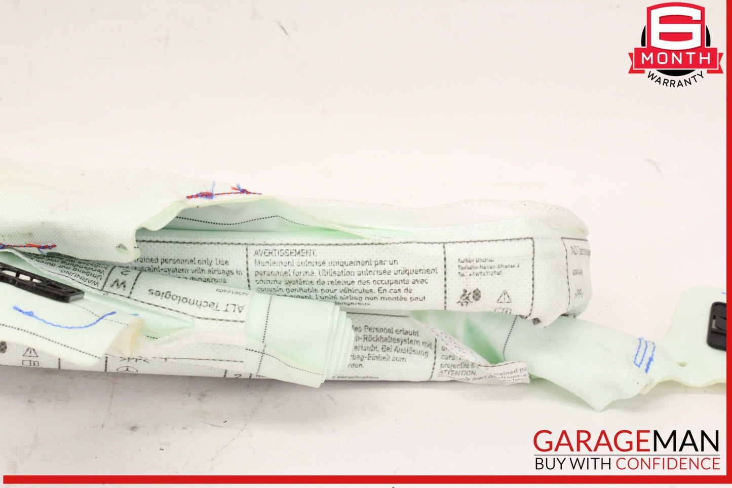 12-16 Mercedes W212 E350 Right Passenger Side Roof Curtain Airbag Air Bag OEM
