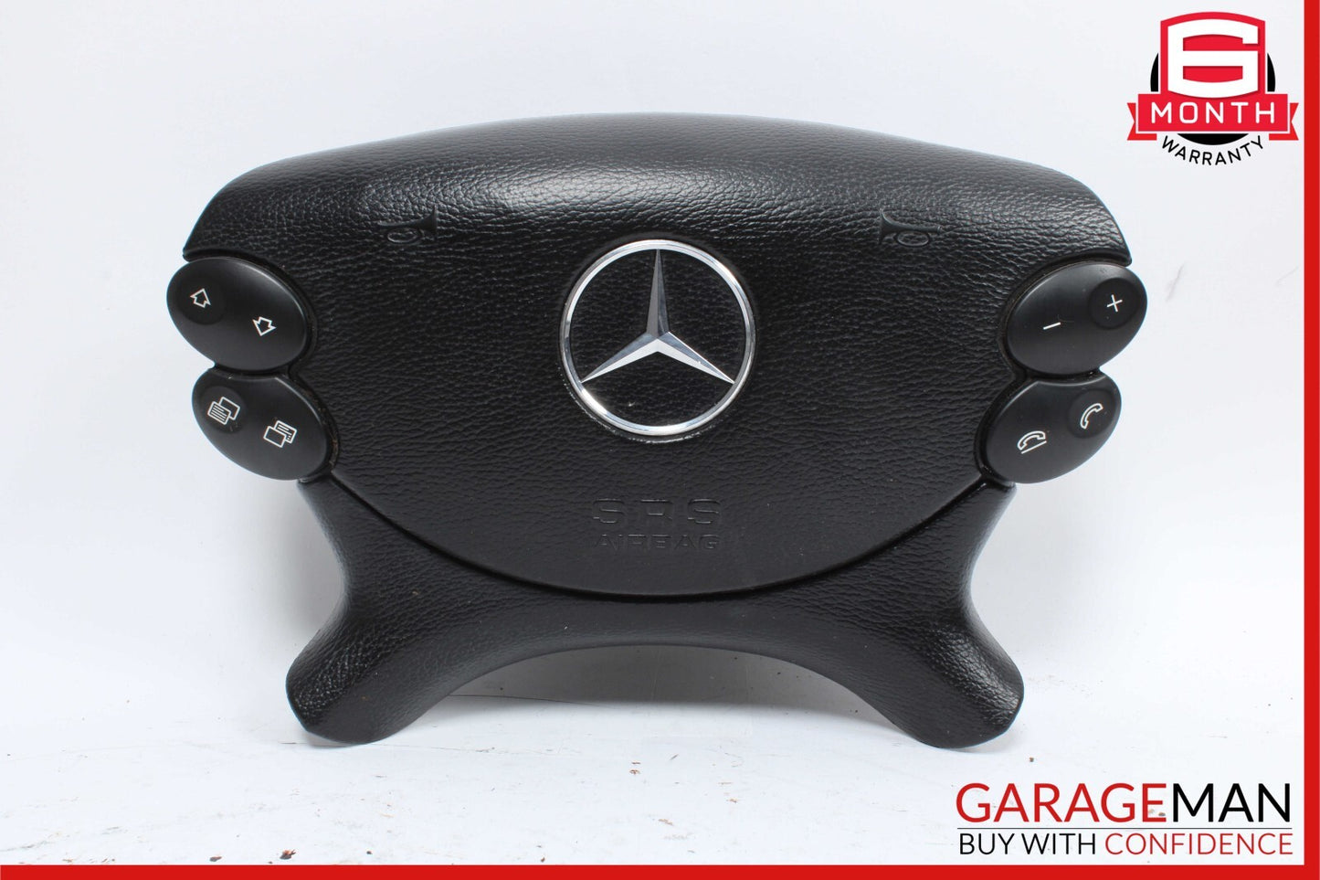 03-12 Mercedes W209 CLK55 AMG CLS500 Steering Wheel Airbag Air Bag Black OEM