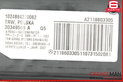 03-09 Mercedes W211 E350 E550 E320 Glove Box Right Passenger Side Air Bag OEM