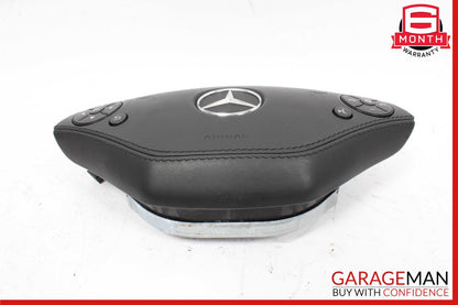 10-14 Mercedes W221 S550 CL550 Steering Wheel Airbag Air Bag Black OEM