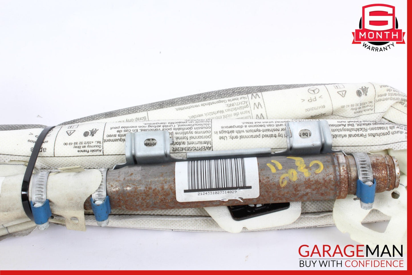 08-14 Mercedes W204 C300 4MATIC Right Side Roof Curtain Airbag Air Bag OEM