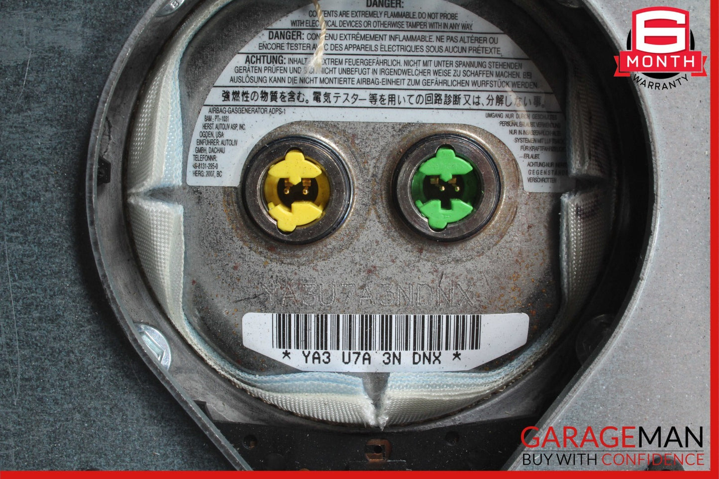 03-12 Mercedes SL500 G500 CLK500 CLK63 Steering Wheel Airbag Air Bag Assembly