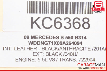 07-10 Mercedes CL600 CL550 S550 S500 Steering Wheel Airbag Air Bag Black