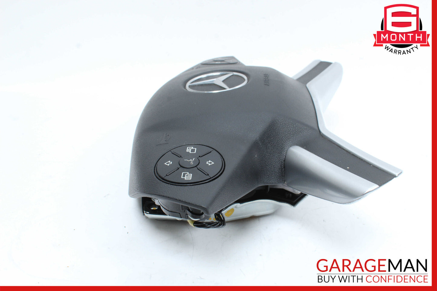 09-13 Mercedes X164 GL550 R350 ML350 Steering Wheel Airbag Air Bag Black OEM