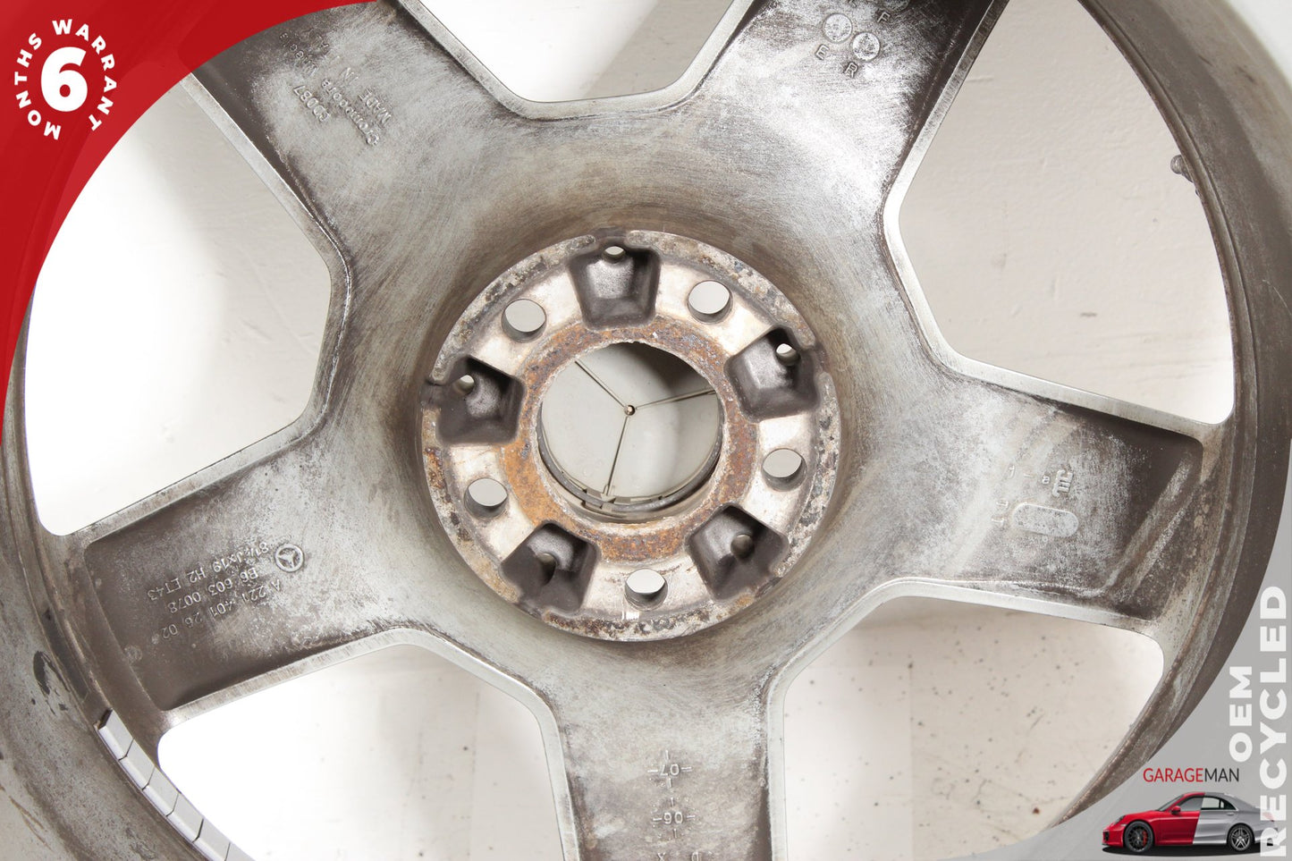 2007-2011 Mercedes W221 S550 S600 Front Wheel Rim w/ Tire 8.5JX19H2 ET43 OEM
