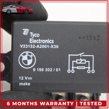 2012-2018 BMW 650i 640i Radiator Cooling Fan Relay Control Module 9198302 OEM