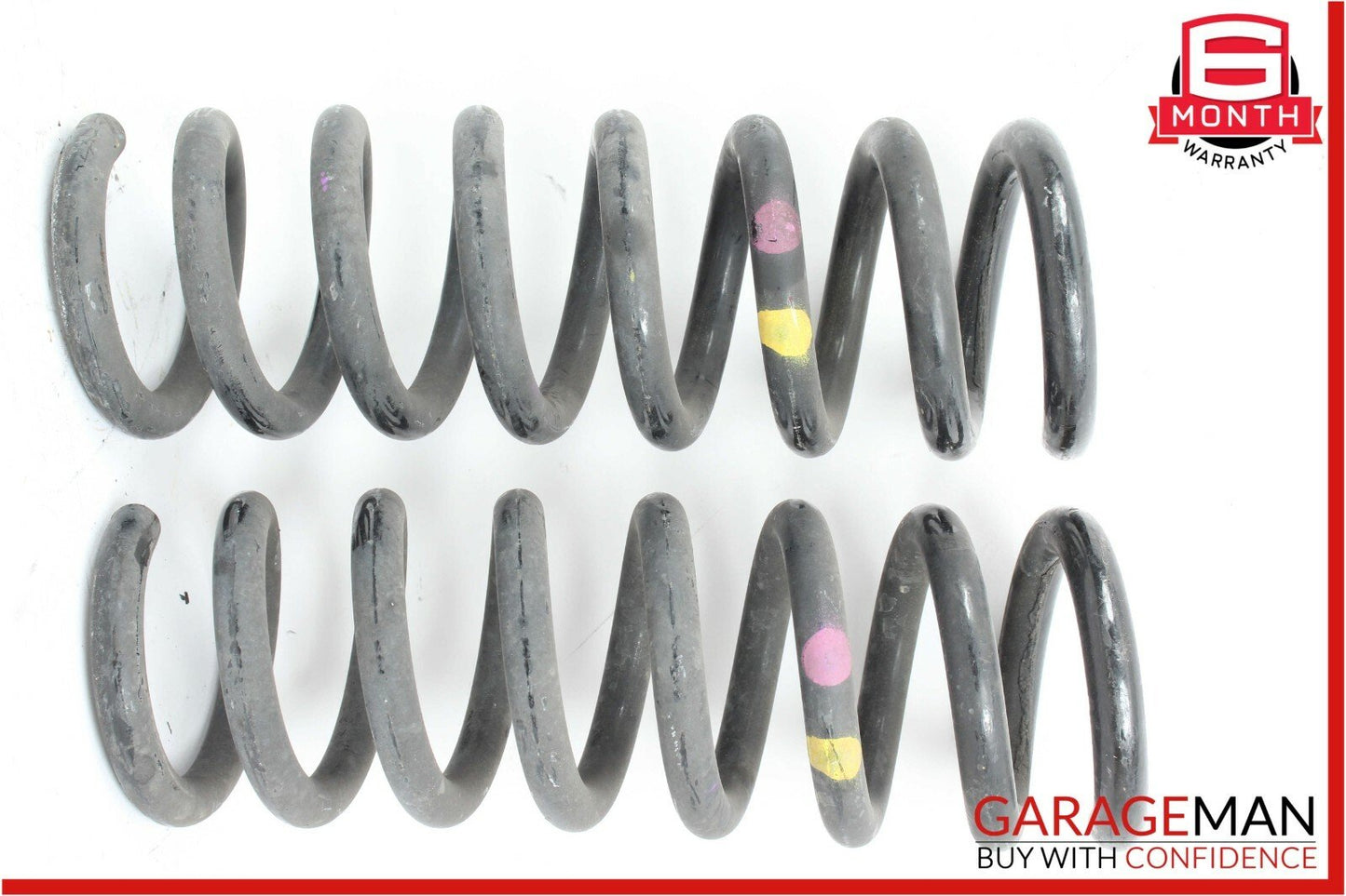 08-14 Mercedes W204 C300 Rear Left & Right Shock Absorber Coil Spring Set OEM