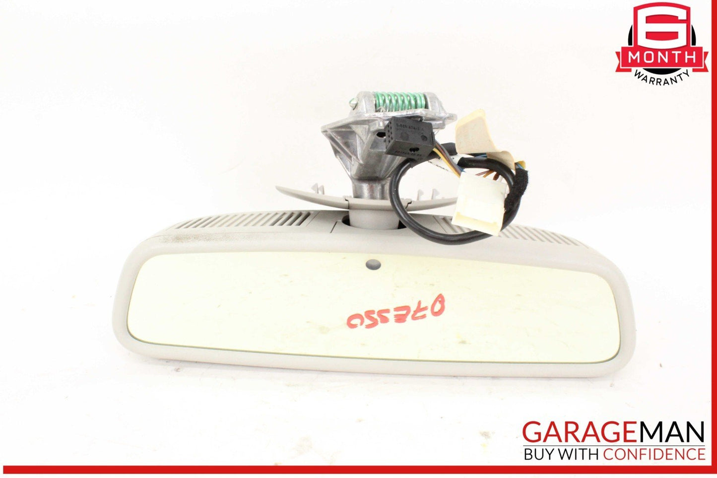 07-09 Mercedes W211 E350 E63 AMG Interior Top Upper Rear View Mirror Gray OEM