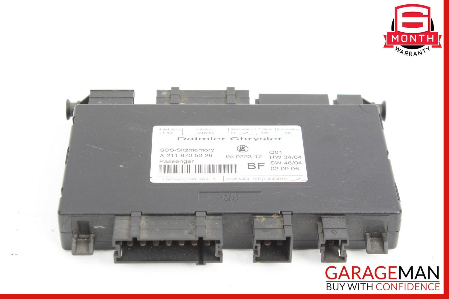 03-12 Mercedes W211 E350 GL450 GL500 CLS550 Front Right Seat Control Module Unit
