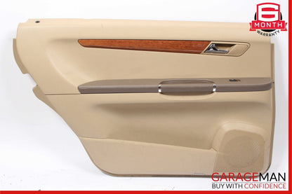 06-10 Mercedes W251 R500 Rear Left Driver Side Interior Door Panel OEM