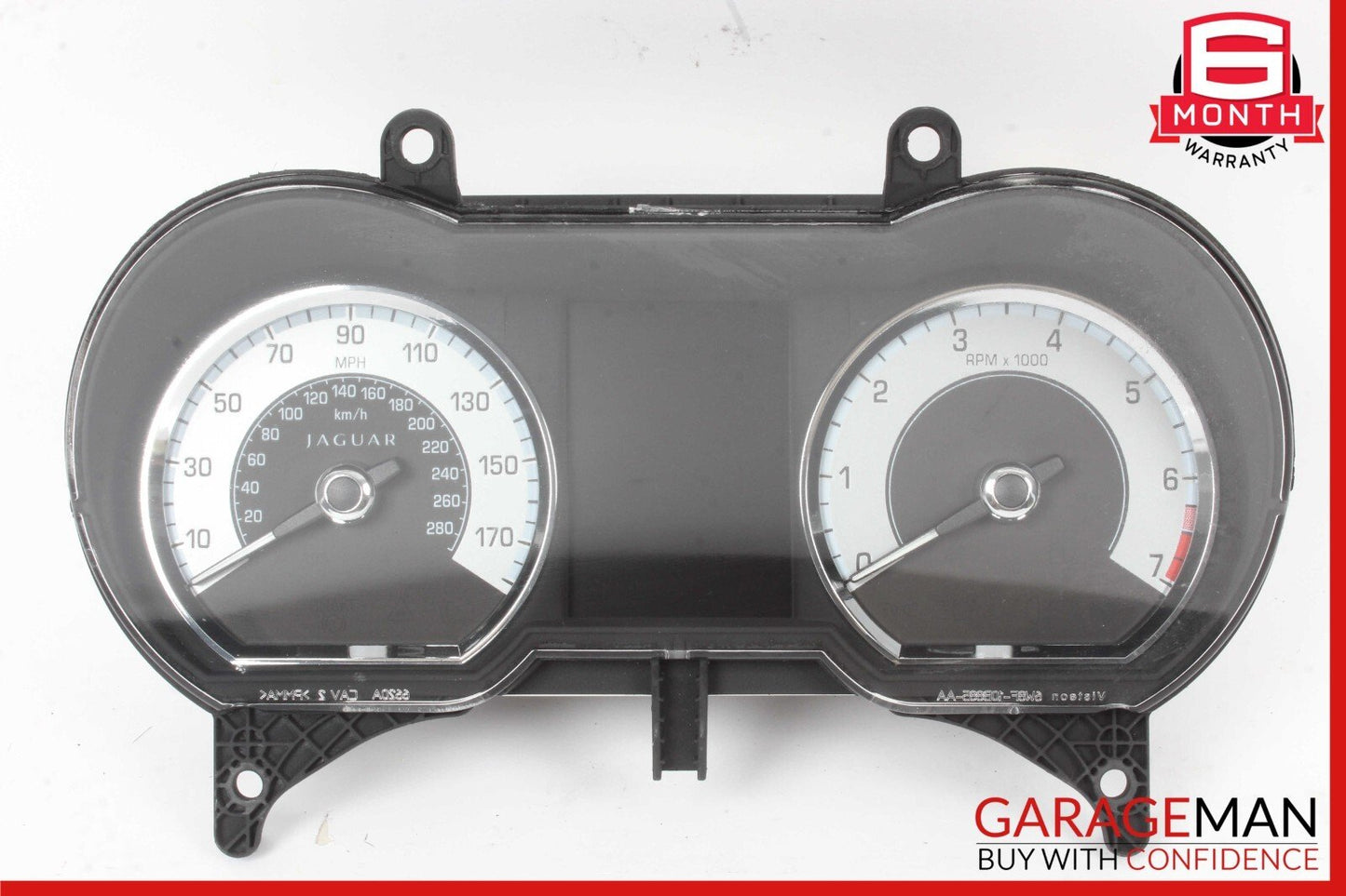09-11 Jaguar XF Cluster Odometer Speedometer Gauge 8X2310849GH