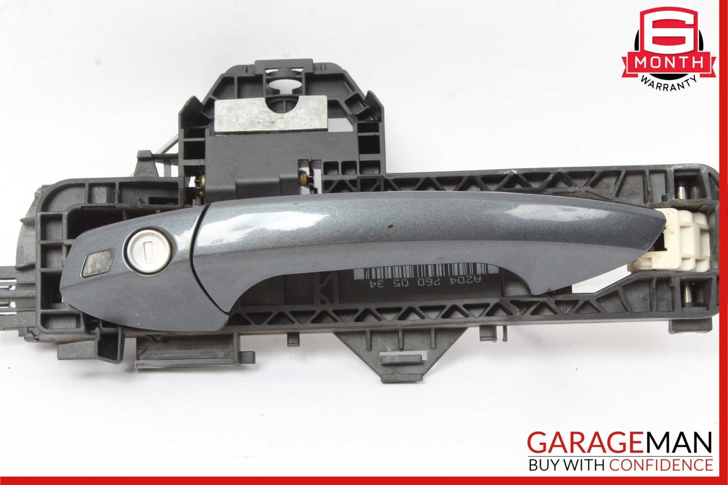08-11 Mercedes W204 C300 C250 Front Left Driver Side Exterior Door Handle Grey