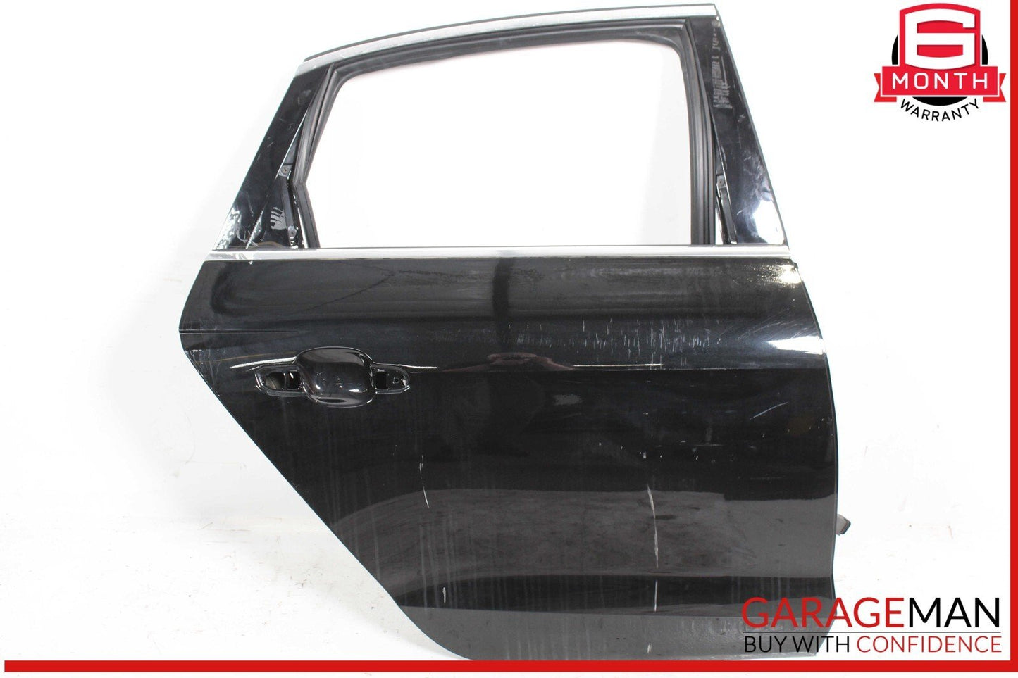 17-24 Audi A4 Sedan Door Shell Rear Right Passenger Side Black OEM