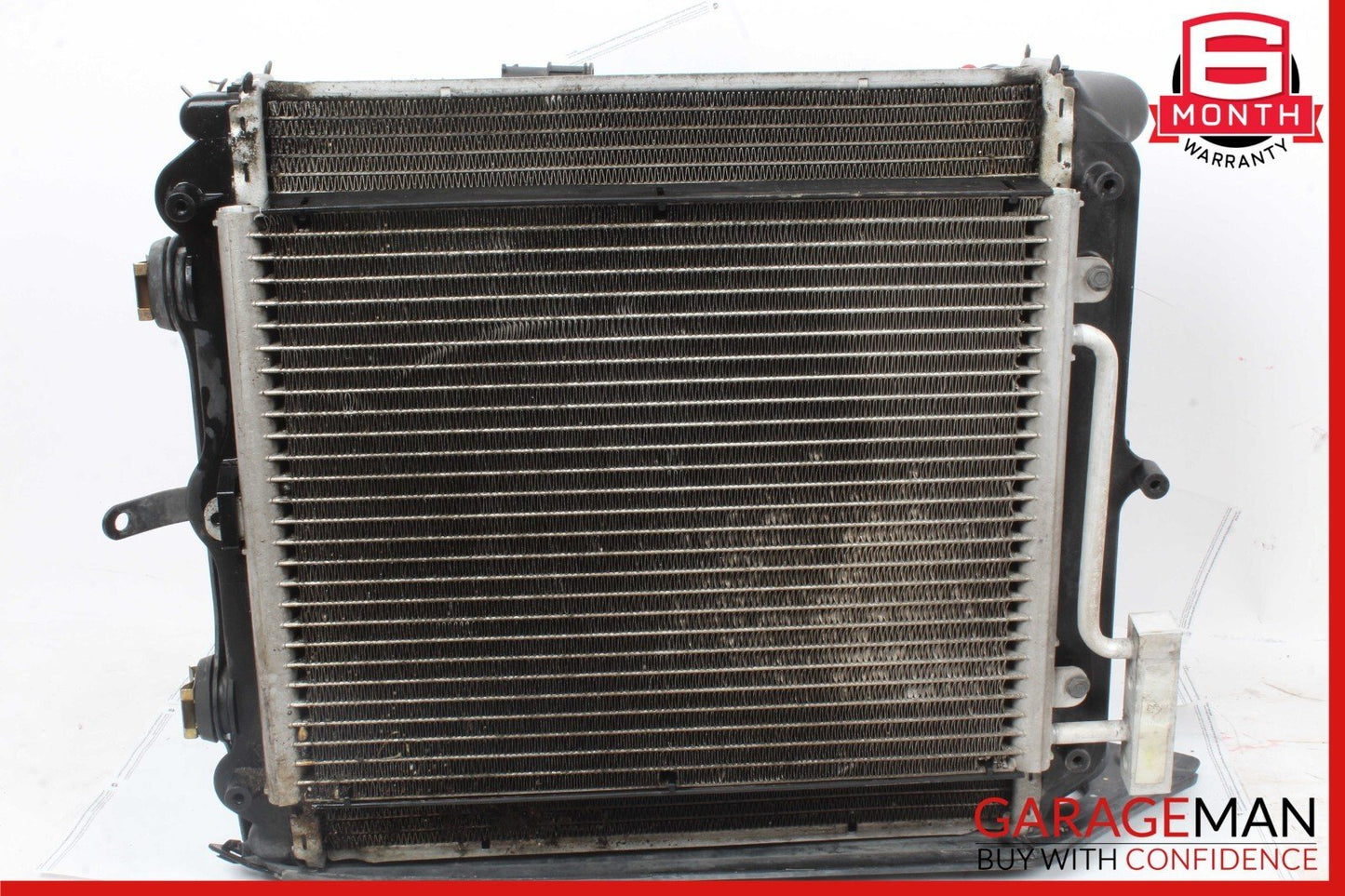 97-04 Porsche Boxster 986 S Right Side Engine Radiator AC A/C Condenser Fan Assy