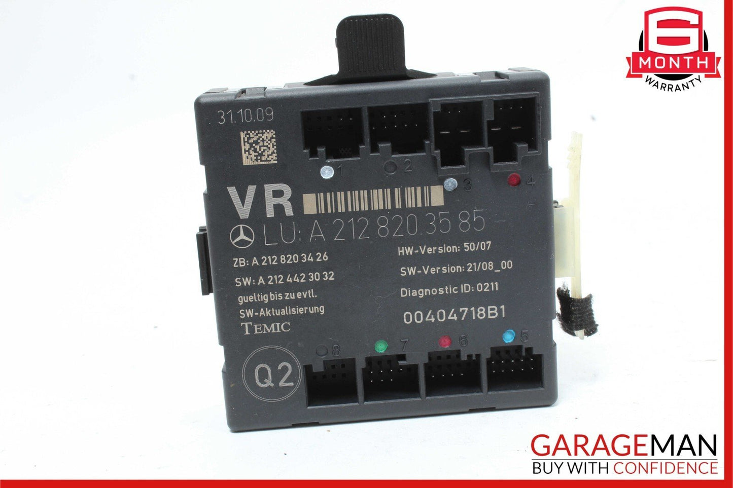 08-12 Mercedes GLK350 C300 E350 Front Right Side Door Controller Module Unit
