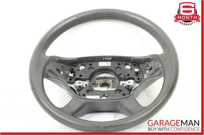 07-09 Mercedes W221 S550 4 Spoke Steering Wheel w/ Paddle Shifters Black OEM