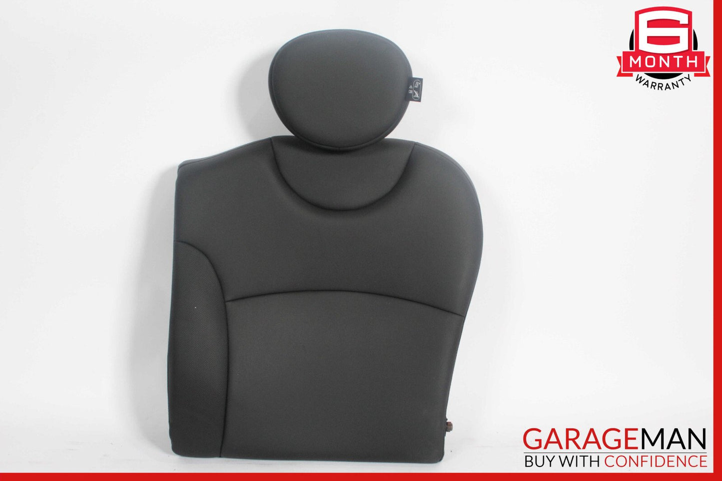 12-15 Mini Cooper Rear Left Top Upper Seat Cushion Cover Black OEM