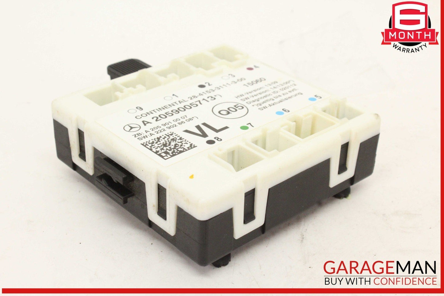 15-18 Mercedes W205 C300 Front Left Driver Side Door Control Module Unit OEM