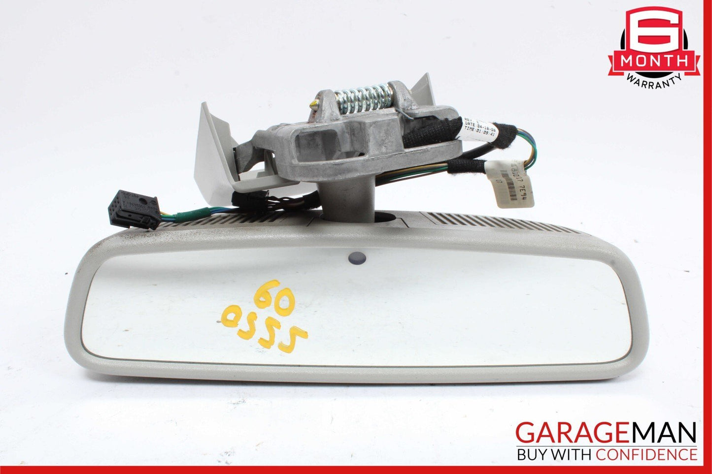 07-09 Mercedes W221 S550 S63 AMG Top Upper Rear View Inside Dim Mirror Gray
