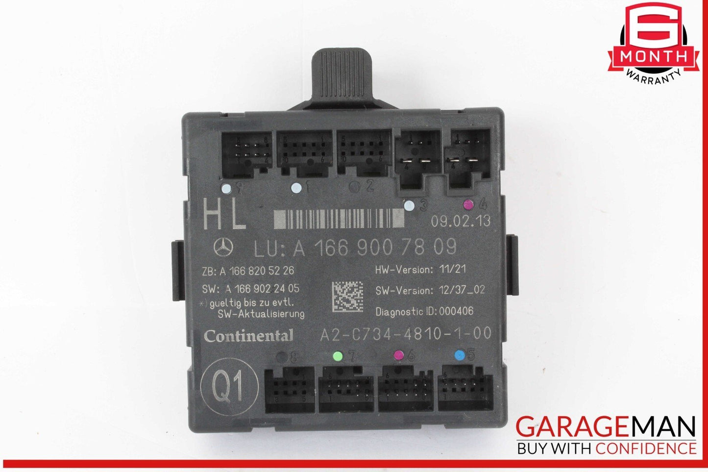 12-19 Mercedes X166 GL450 4MATIC Rear Left Side Door Control Module OEM