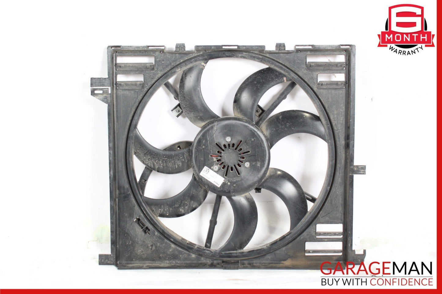 17-21 Alfa Romeo Giulia 2.0 Radiator Engine Cooling Fan Shroud Blade Motor Assy