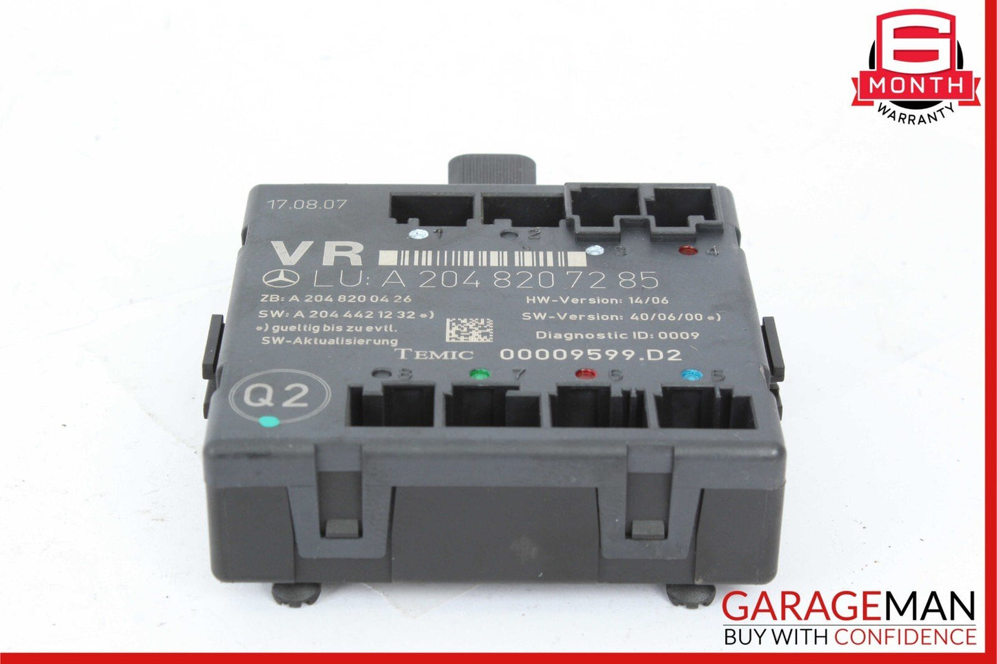 08-14 Mercedes W204 C300 C350 Front Right Passenger Door Control Module Unit OEM
