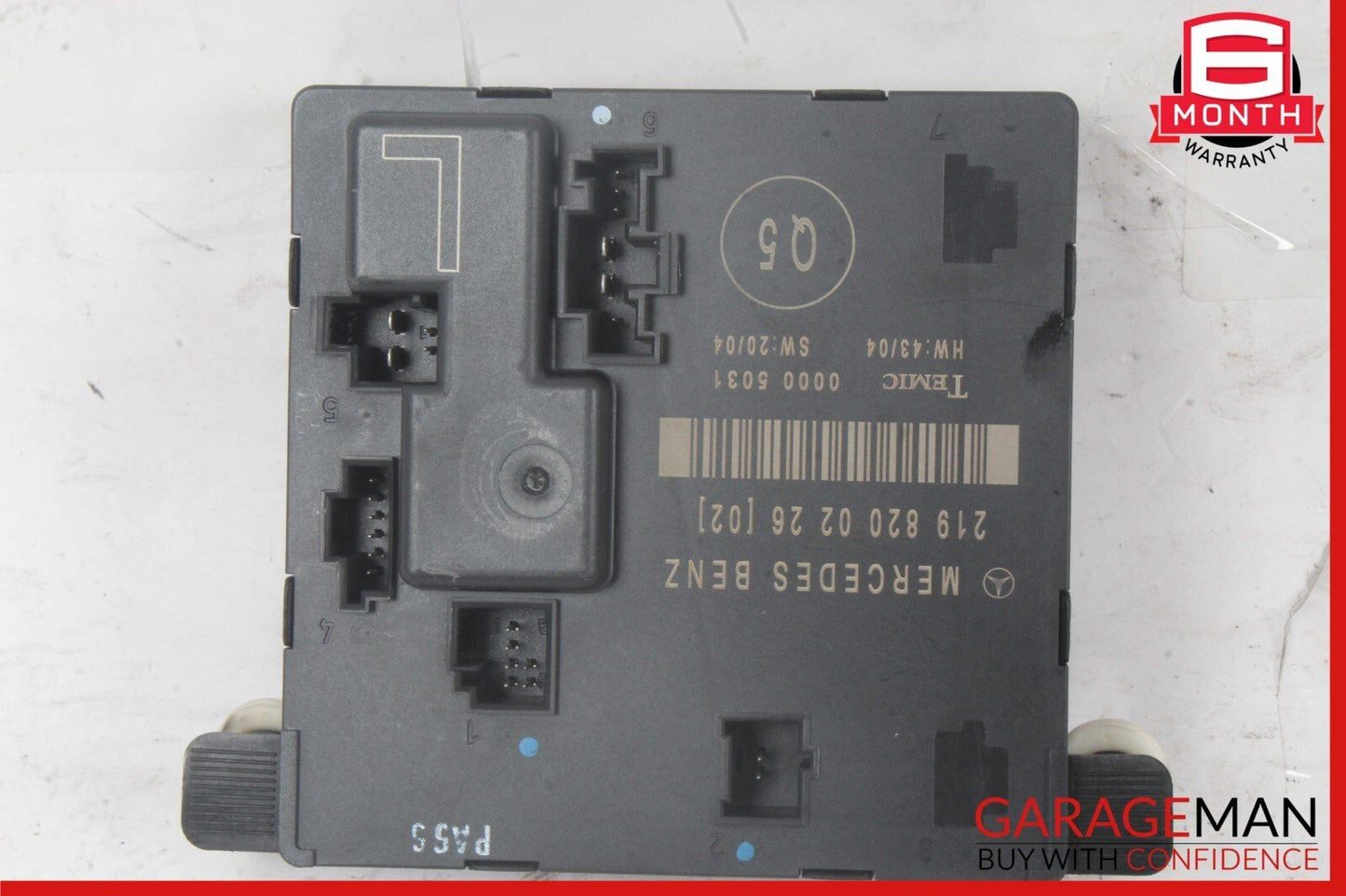 06-11 Mercedes W219 CLS550 CLS500 Rear Left Side Door Controller Module Unit OEM