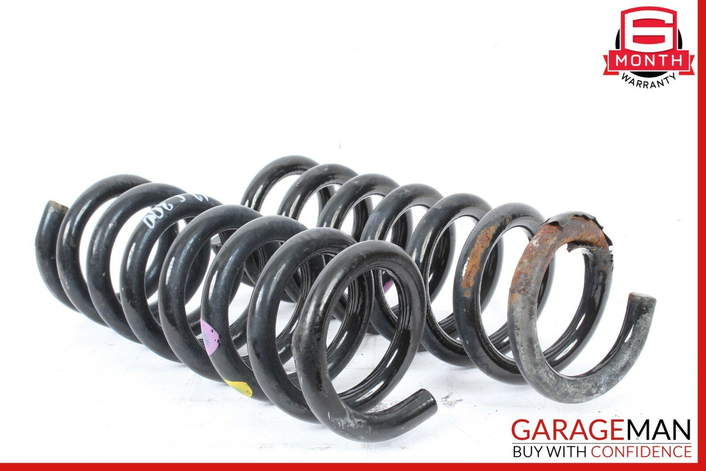 08-14 Mercedes W204 C280 Rear Left & Right Shock Absorber Coil Spring Set OEM