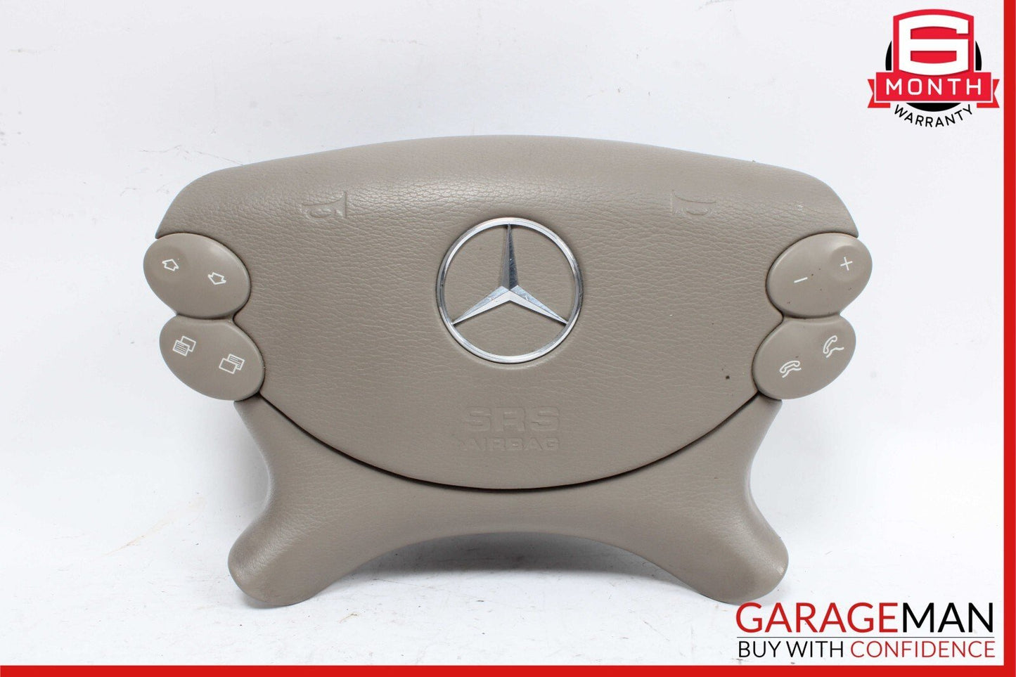 03-12 Mercedes SL500 E550 G500 G55 AMG Steering Wheel Airbag Air Bag Beige