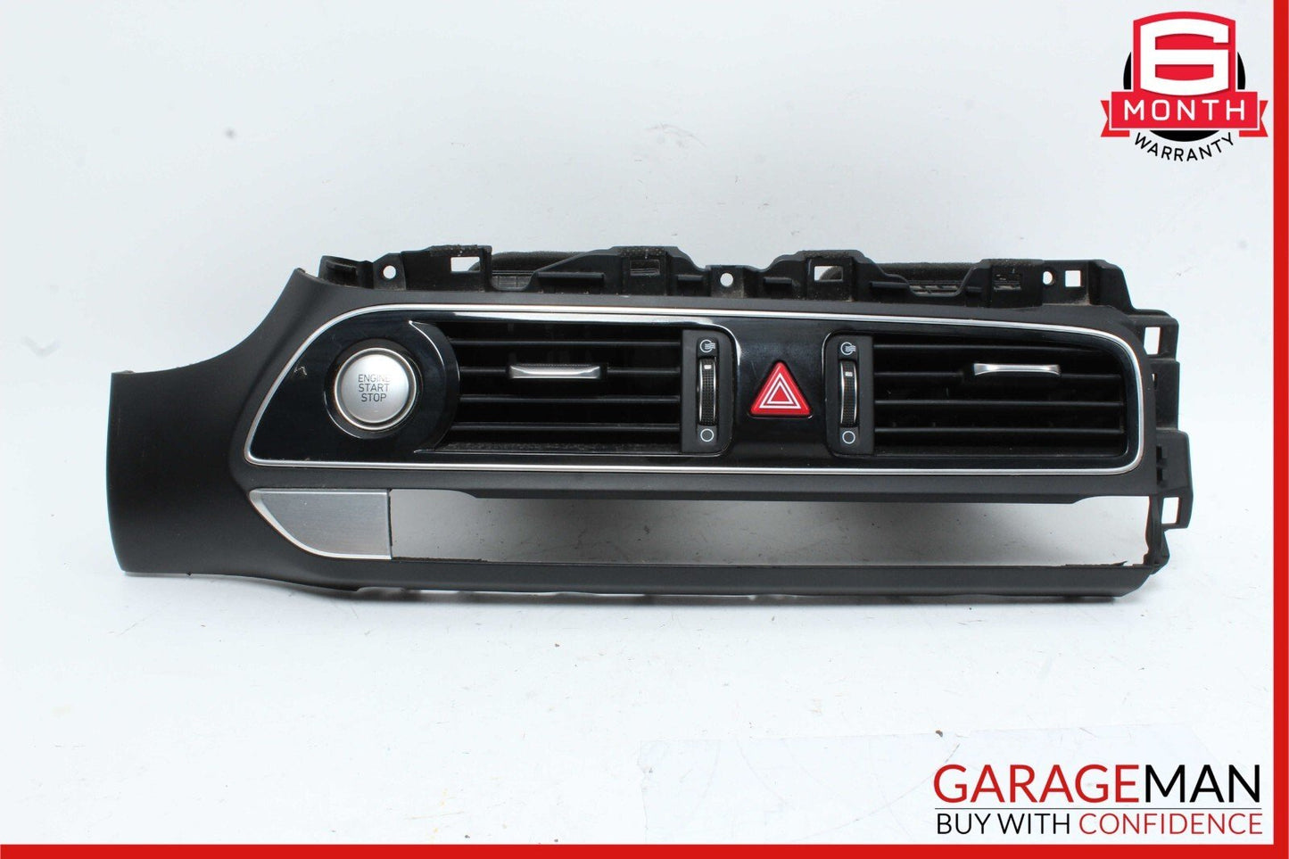 19-21 Genesis G70 Front Center Dash Dual A/C Air Vent Trim Panel Black OEM