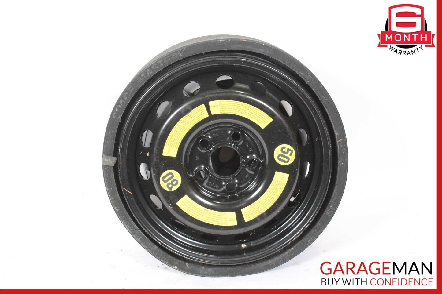 07-15 Audi Q7 Emergency Spare Wheel Rim Tire 6.5 x 18 H2 ET53 w/ Loudspeaker OEM