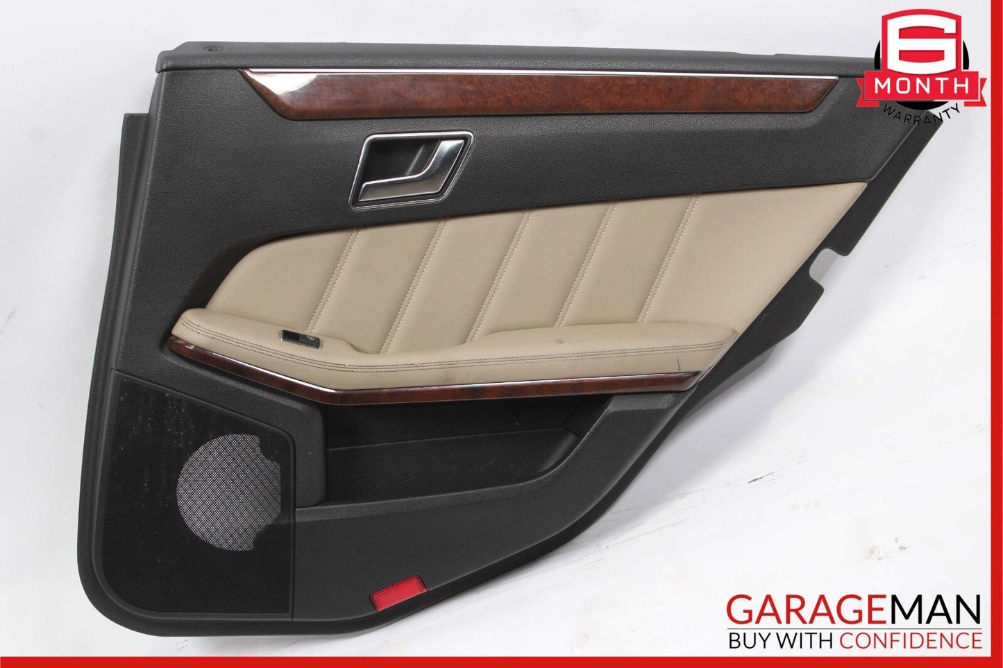 10-13 Mercedes W212 E350 E500 Rear Right Interior Door Panel Trim Assembly Beige