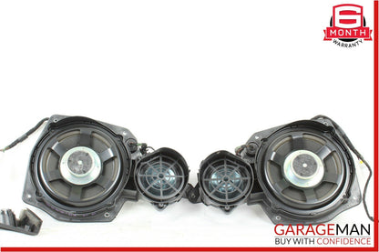 07-09 Mercedes W221 S550 Logic 7 Front Left & Right Door Speaker Speakers Set