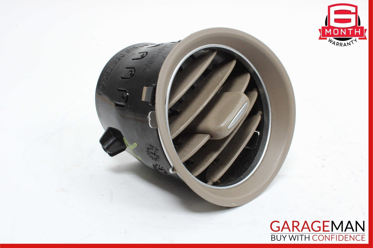 03-12 Mercedes R230 SL500 Front Left Driver Side Dash Air A/C Vent Grill Gray