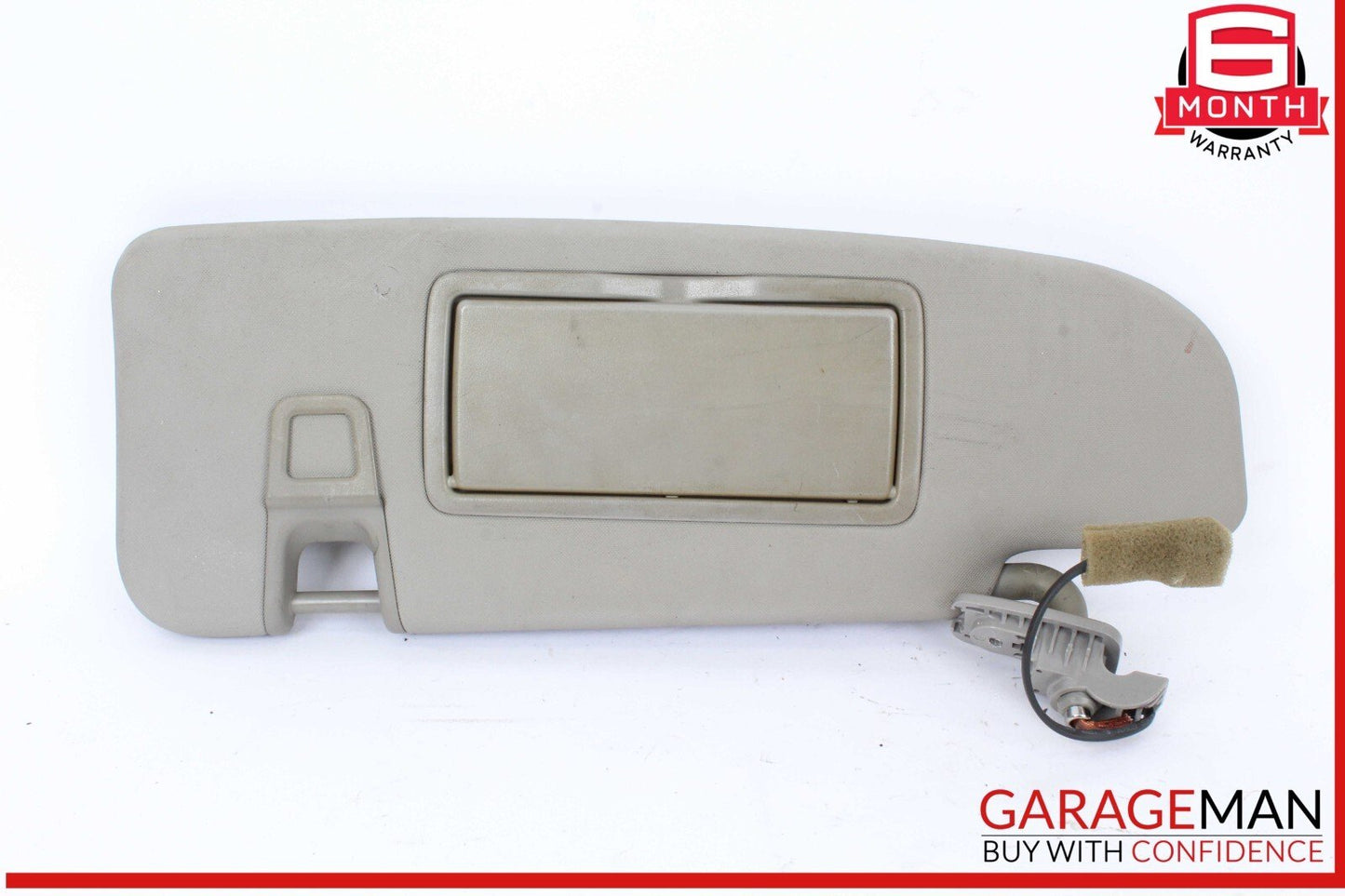 17-22 Alfa Romeo Giulia Front Left Driver Side Sun Visor Sunvisor Gray OEM