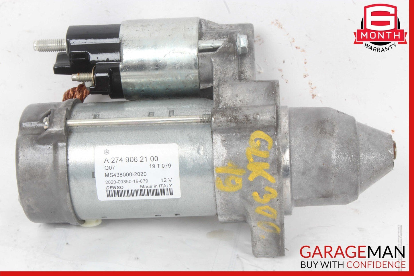 15-19 Mercedes X253 GLC300 C300 DENSO Engine Starter Motor 2749062100 OEM
