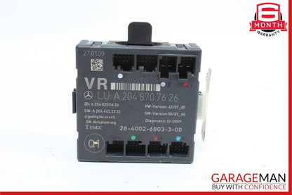 08-18 Mercedes W204 C300 C250 E400 Front Right Side Door Control Module Unit