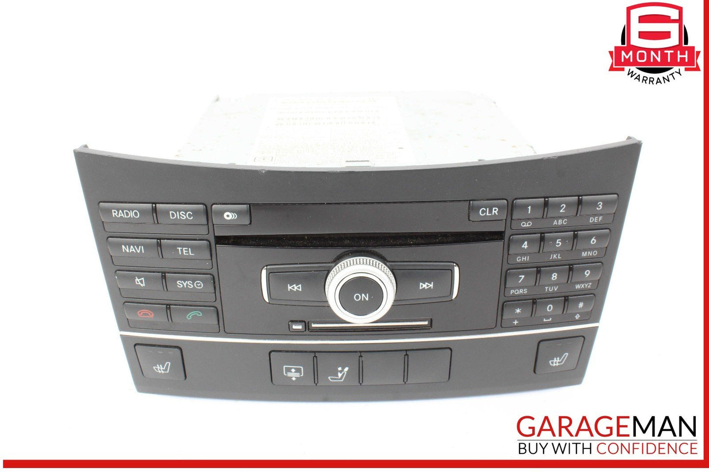 10-11 Mercedes W212 E350 E550 E63 AMG Comand Head Unit CD Changer Radio