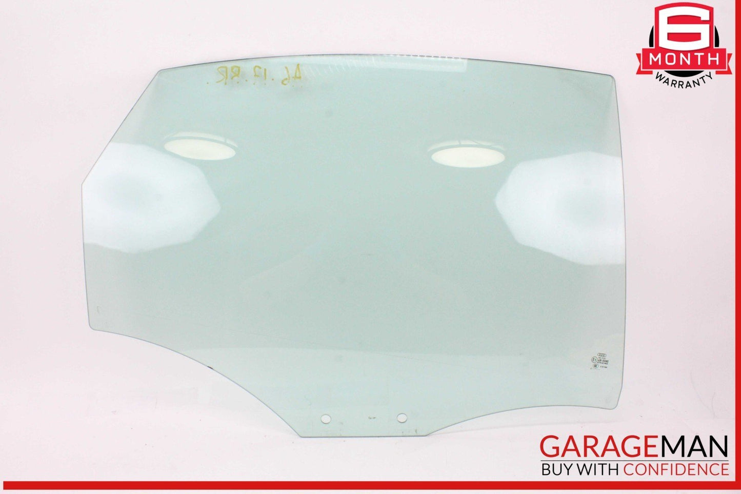 12-18 Audi A6 S6 Rear Right Passenger Side Door Window Glass OEM