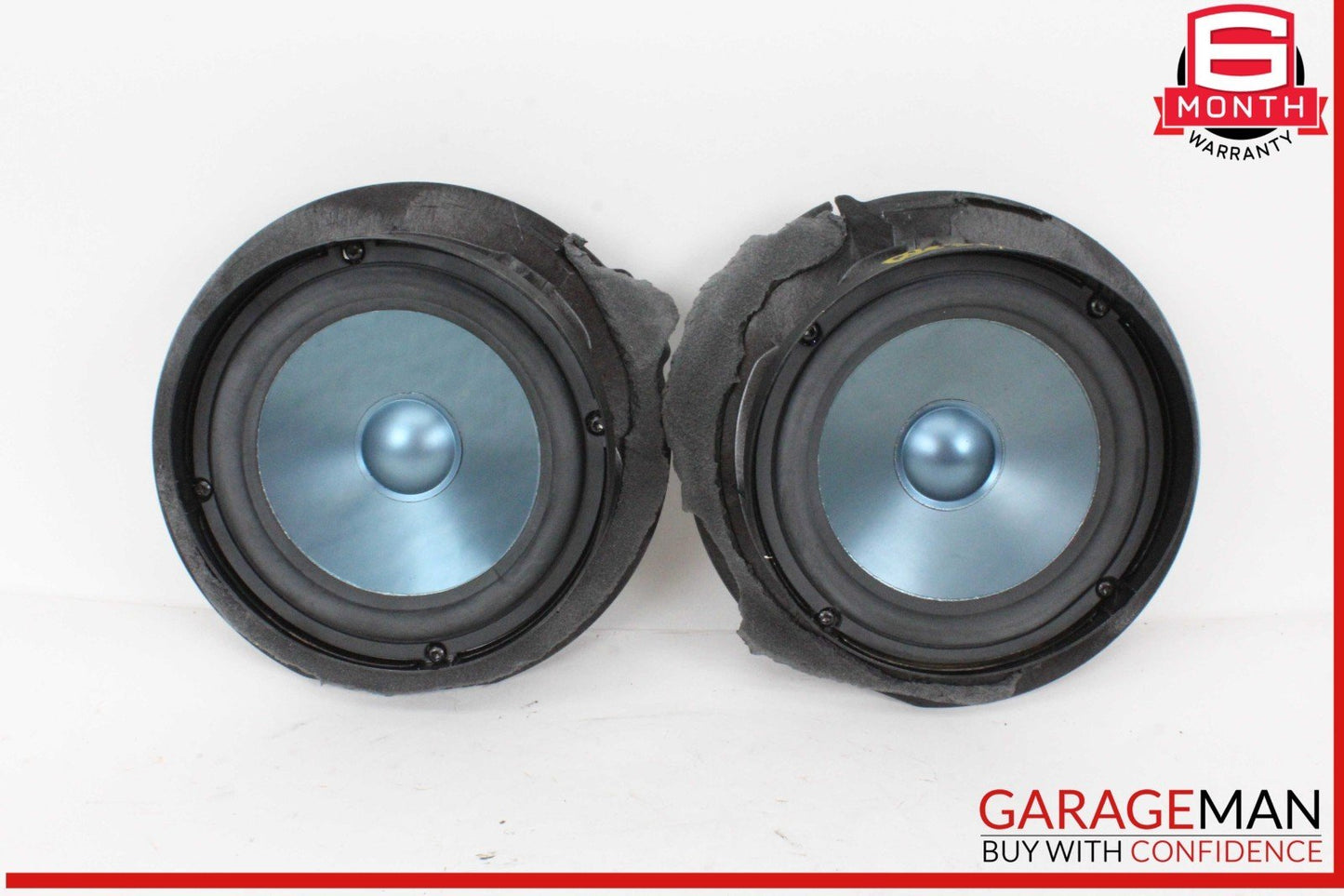 07-09 Mercedes W211 E320 Rear Right & Left Side Door Audio Speakers Set of 2 OEM
