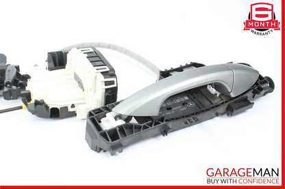 08-14 Mercedes W204 C250 Front Right Side Door Handle w/ Actuator Set Silver